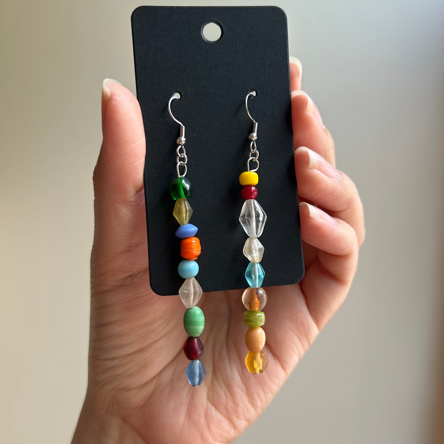 Quirky Lampwork Beaded Earrings