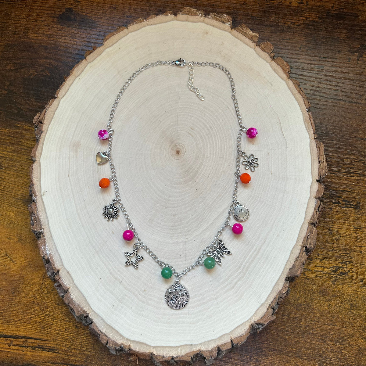 Bead Bucket Necklace | 206