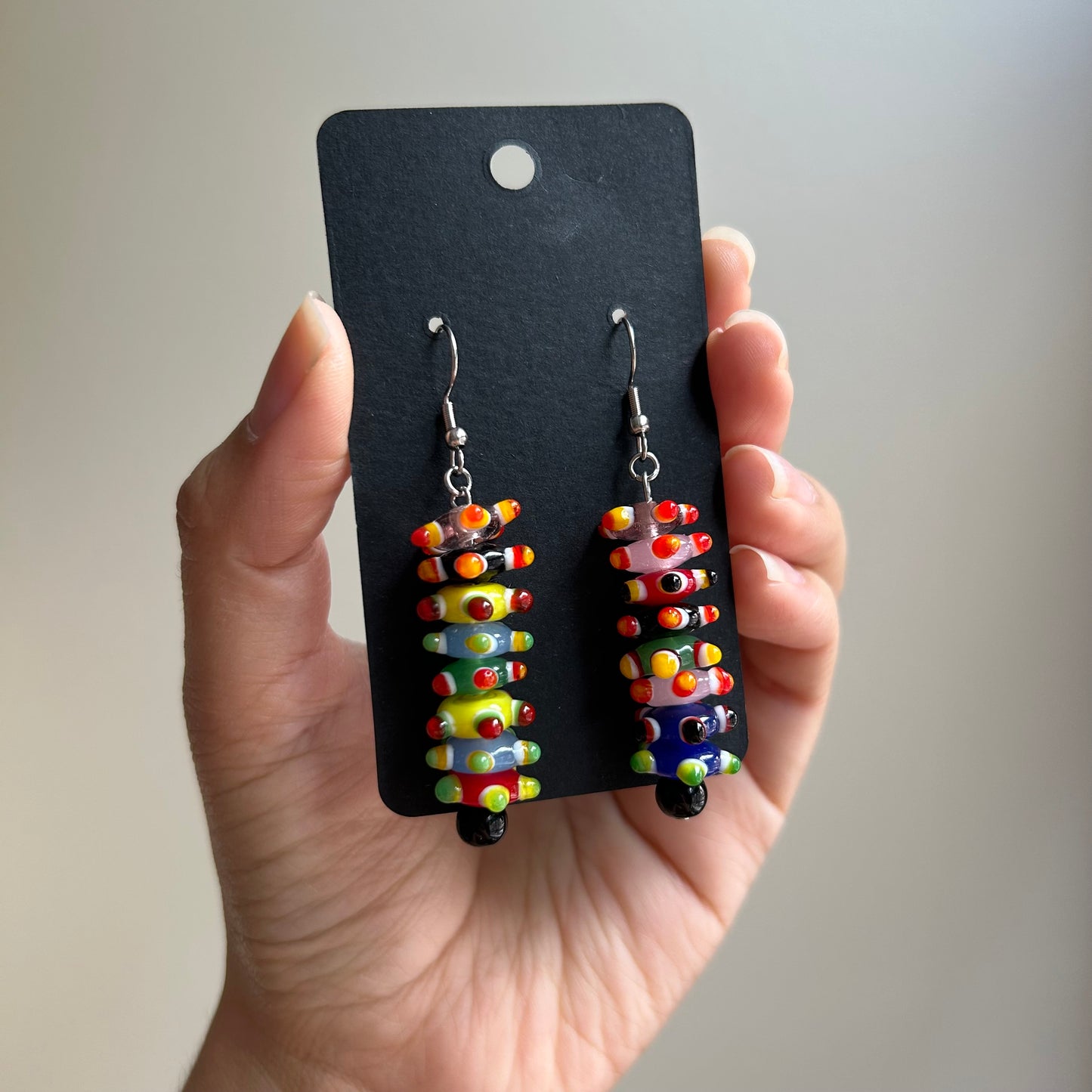 Quirky Caterpillar Earrings