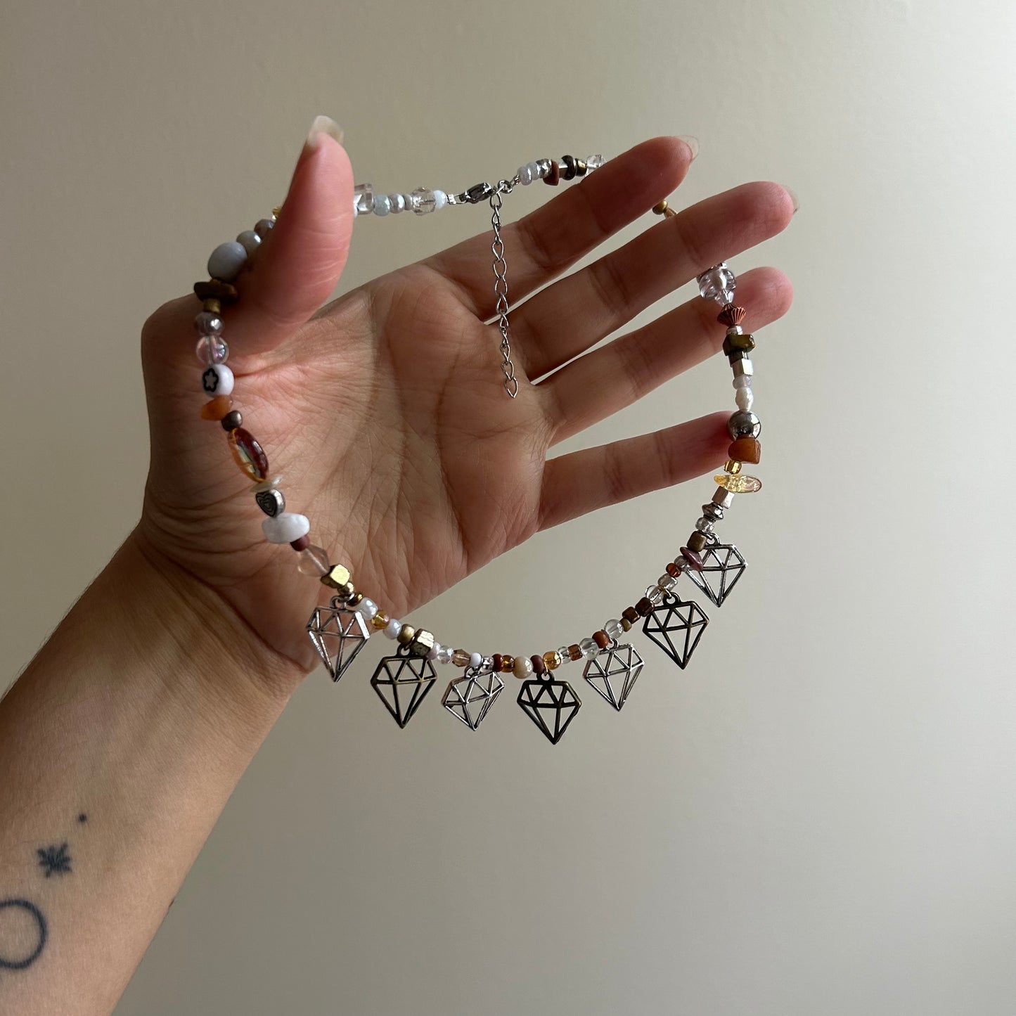 Bead Bucket Necklace | 196