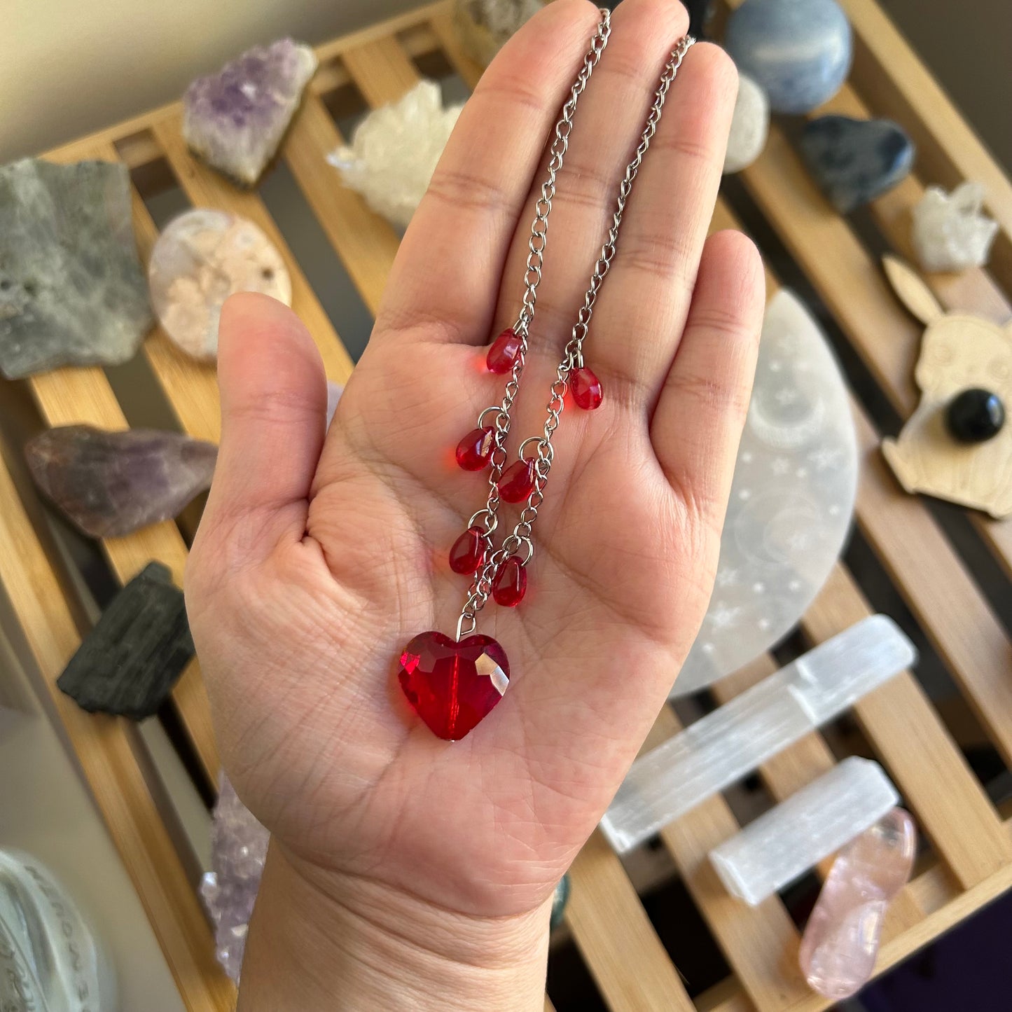 Red Heart Necklace