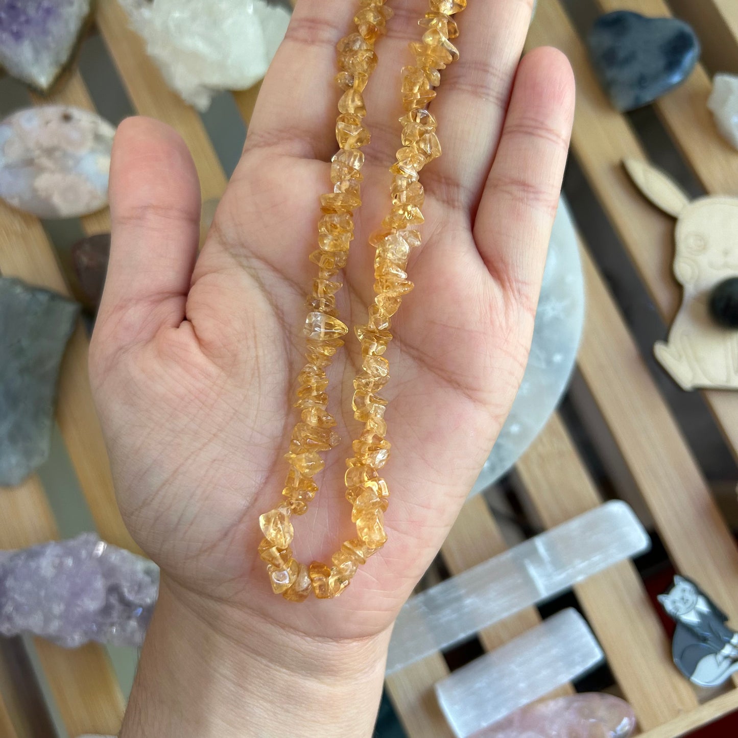 Citrine Crystal Necklace