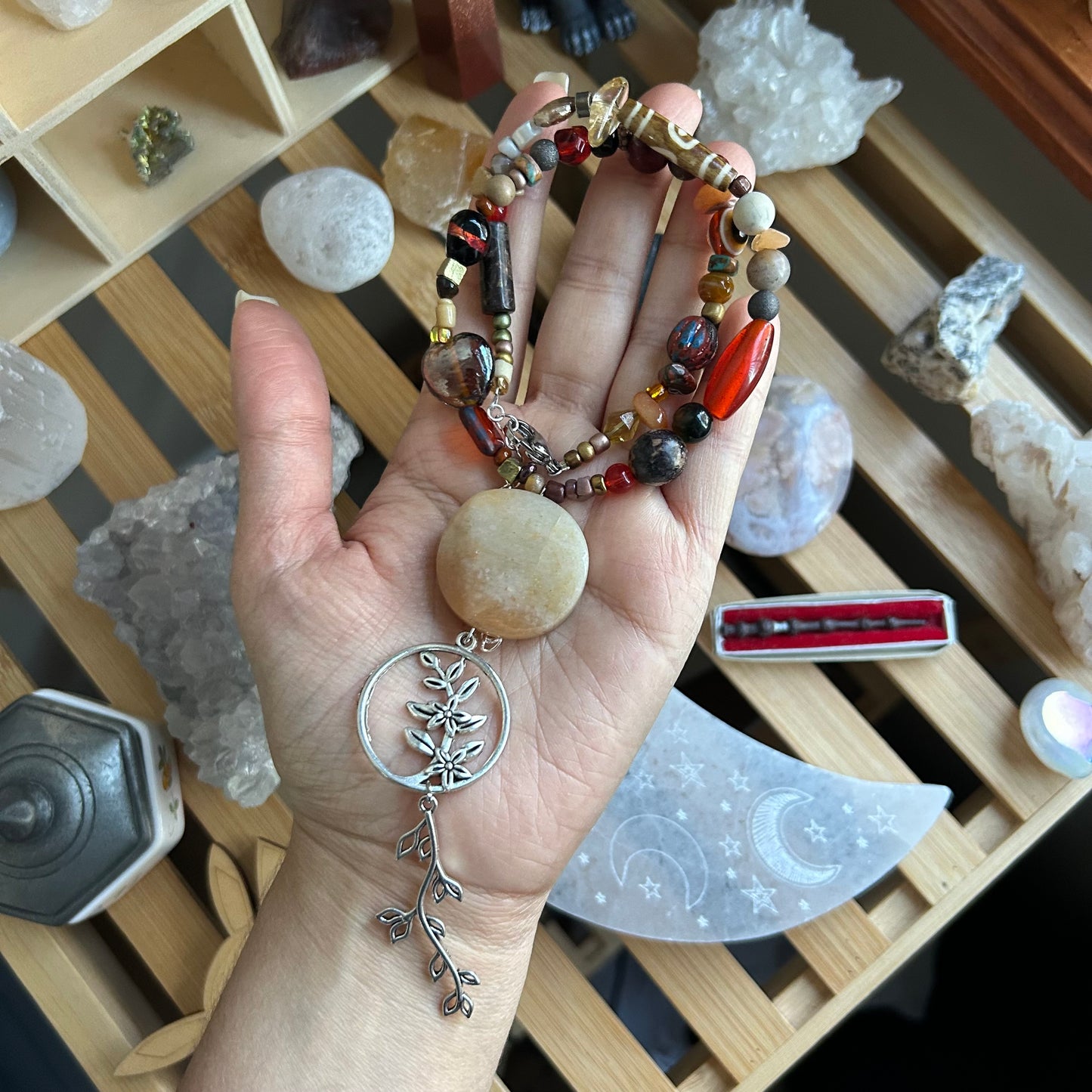 Bead Bucket Necklace | 181