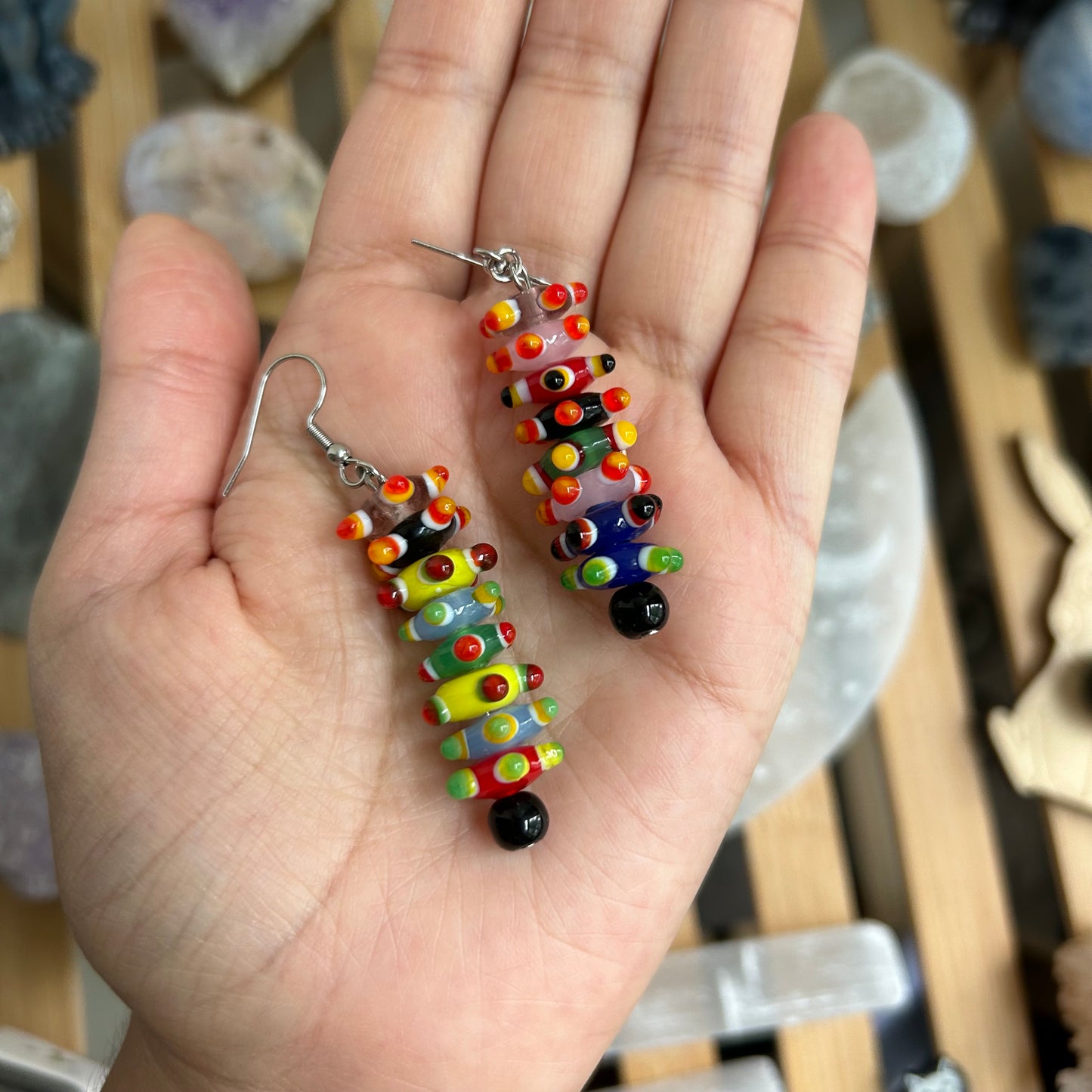 Quirky Caterpillar Earrings