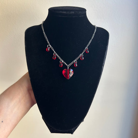 Red Heart Necklace