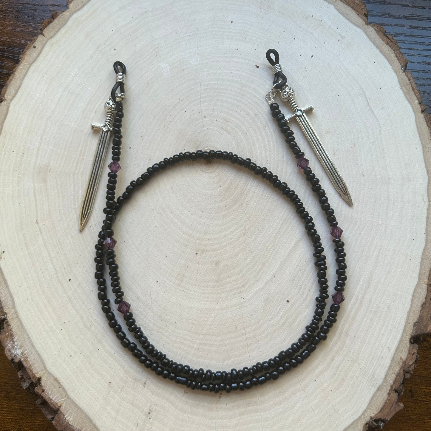 Vampire Sword Glasses Chains - Purple