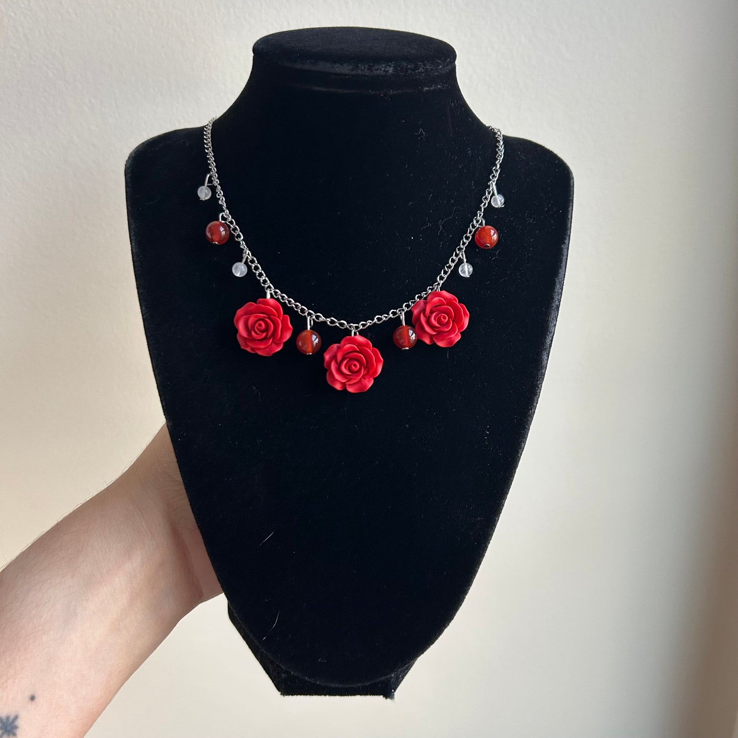 Valentine’s Roses Necklace