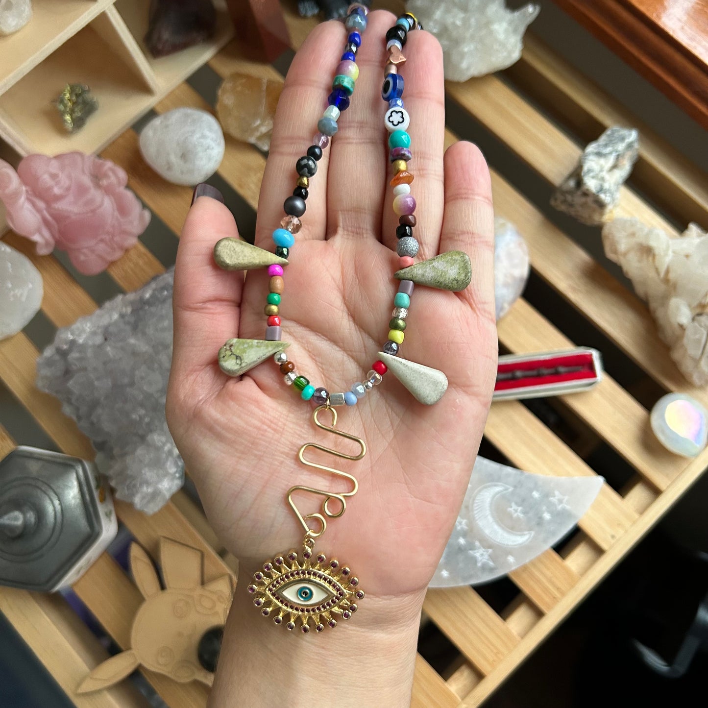 Bead Bucket Necklace 183