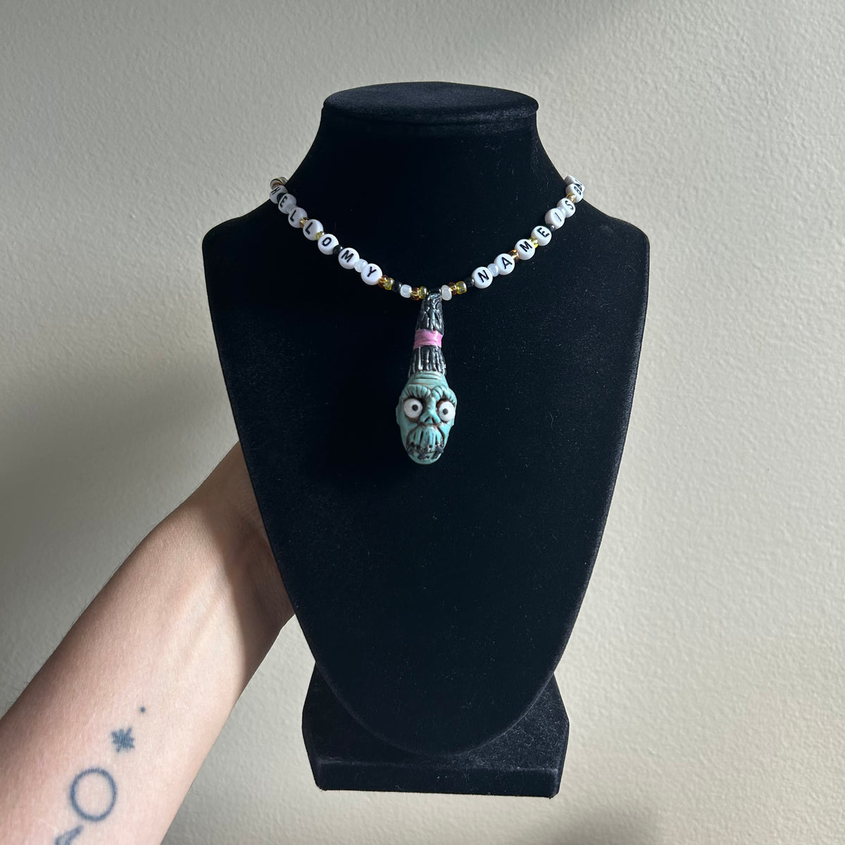 Beetlejuice Bob Beaded Necklace
