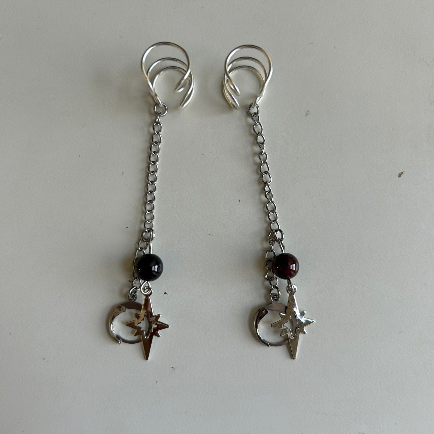 Garnet Star LOOP Earplug Ear Cuffs *LOOPS NOT INCLUDED*