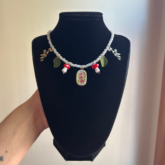Summer Garden Beaded Necklace