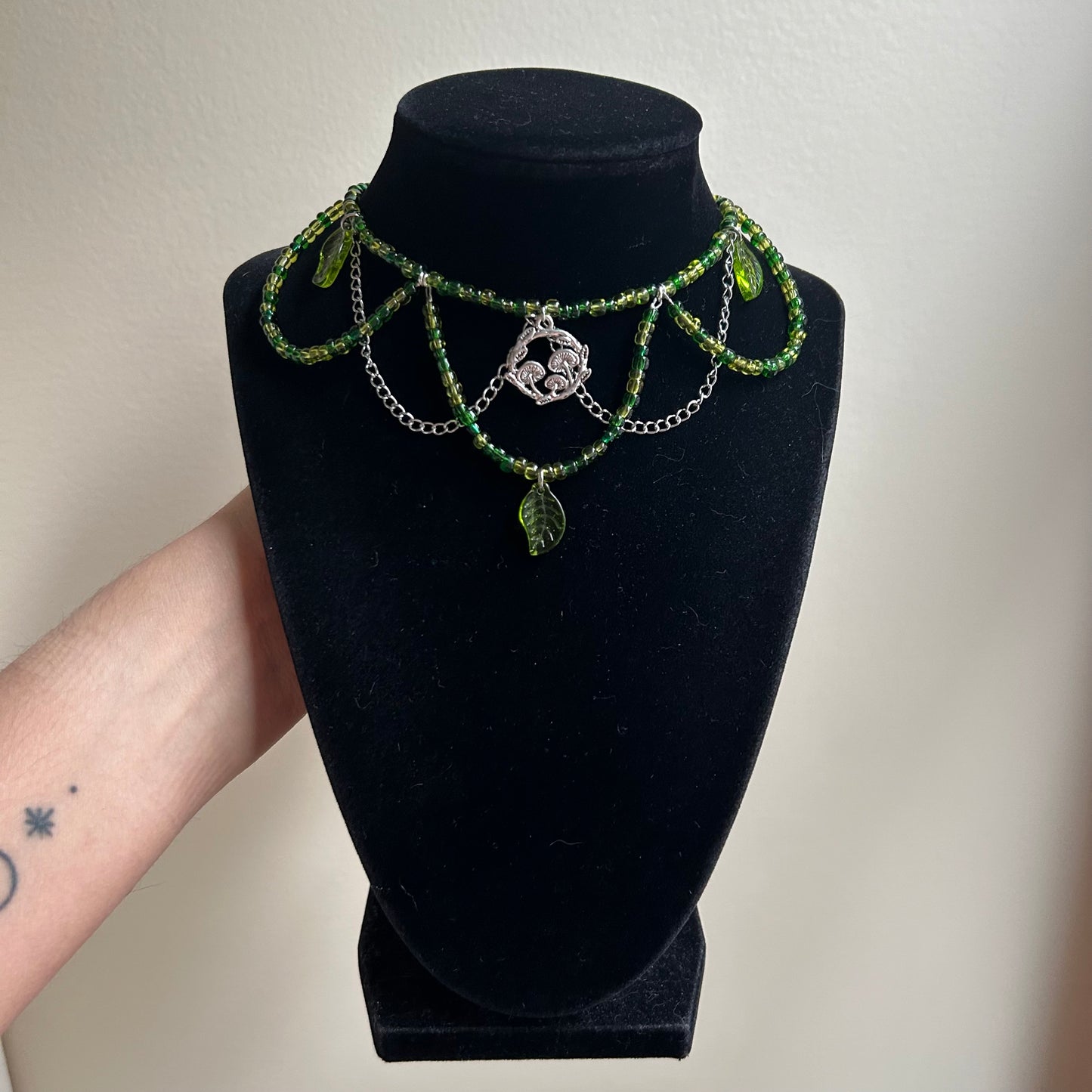 Garden Goddess Beaded Choker