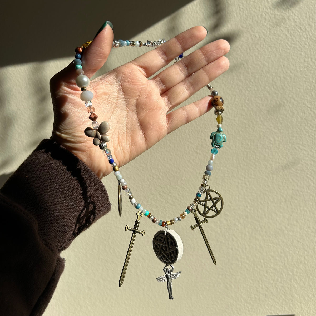 Bead Bucket Necklace | 209