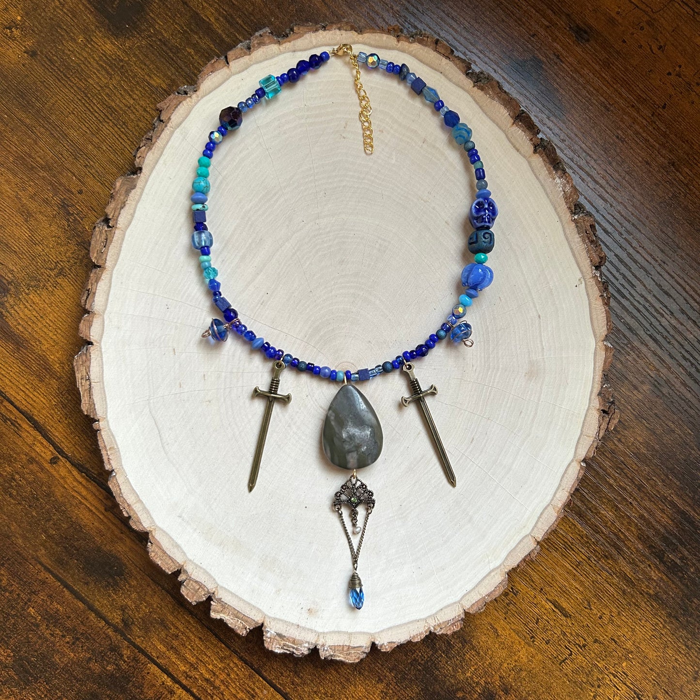 Bead Bucket Necklace | 203