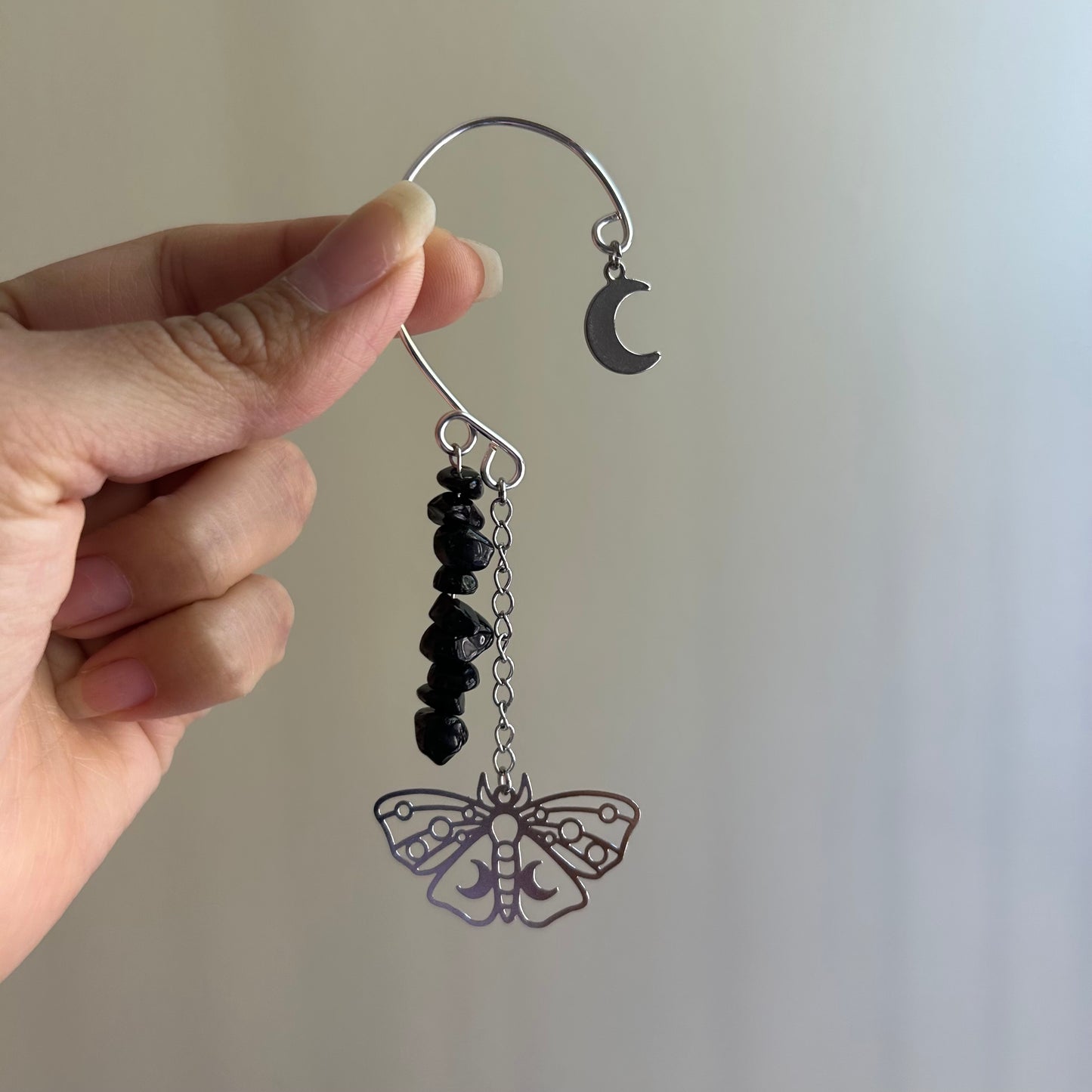 Midnight Moth Ear Cuffs