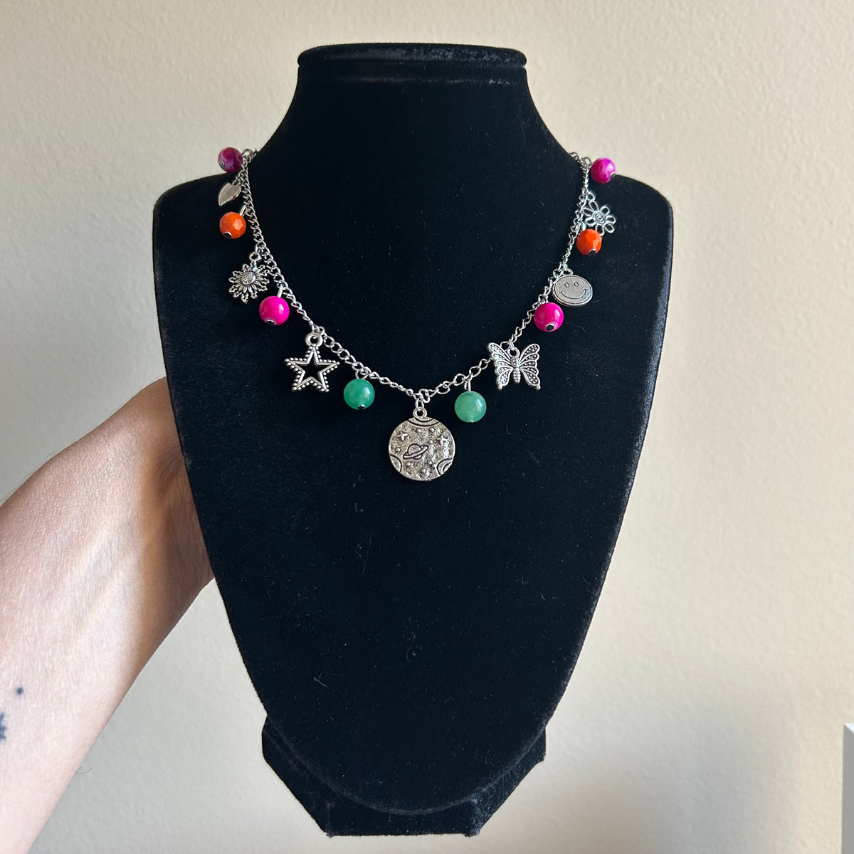 Bead Bucket Necklace | 206