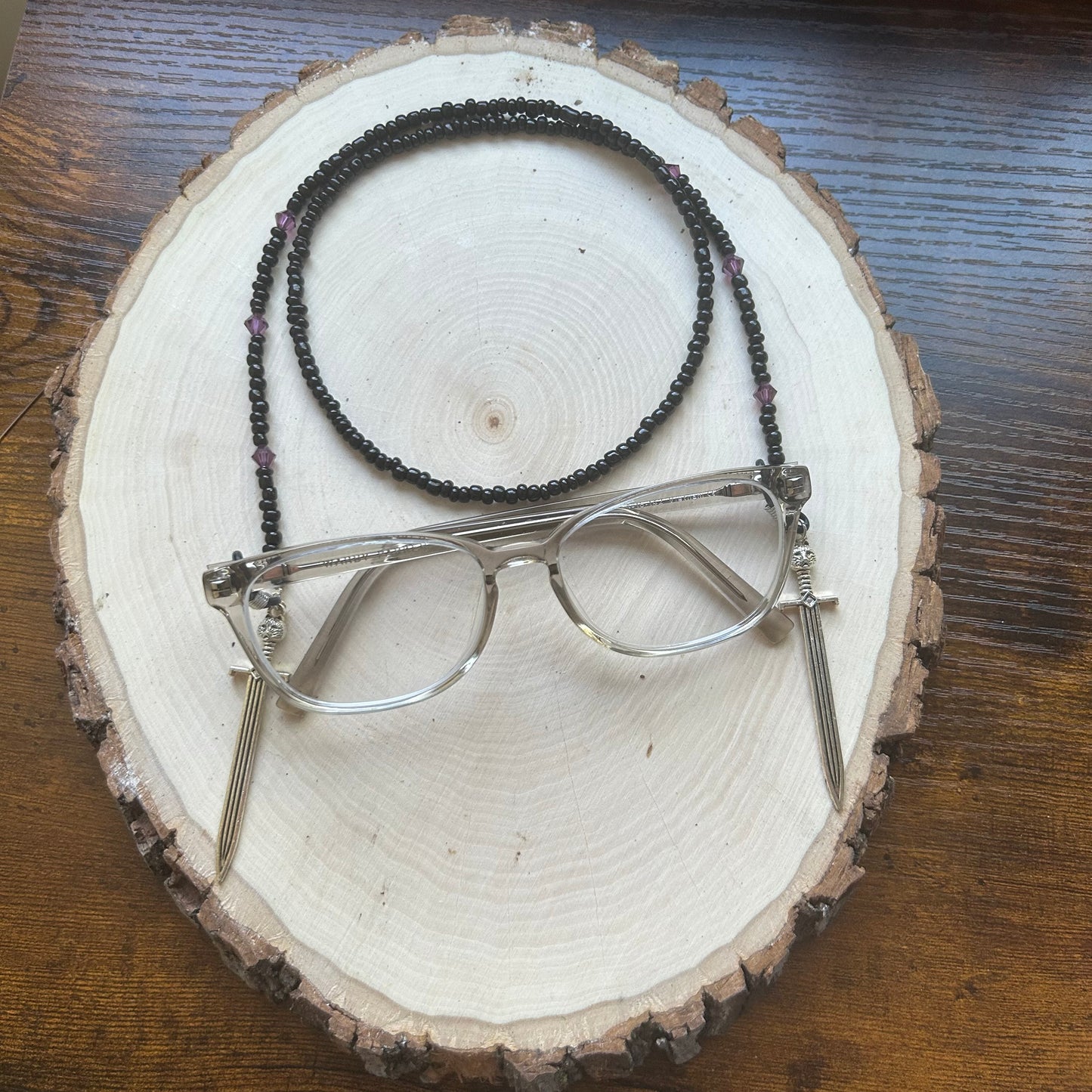 Vampire Sword Glasses Chains - Purple