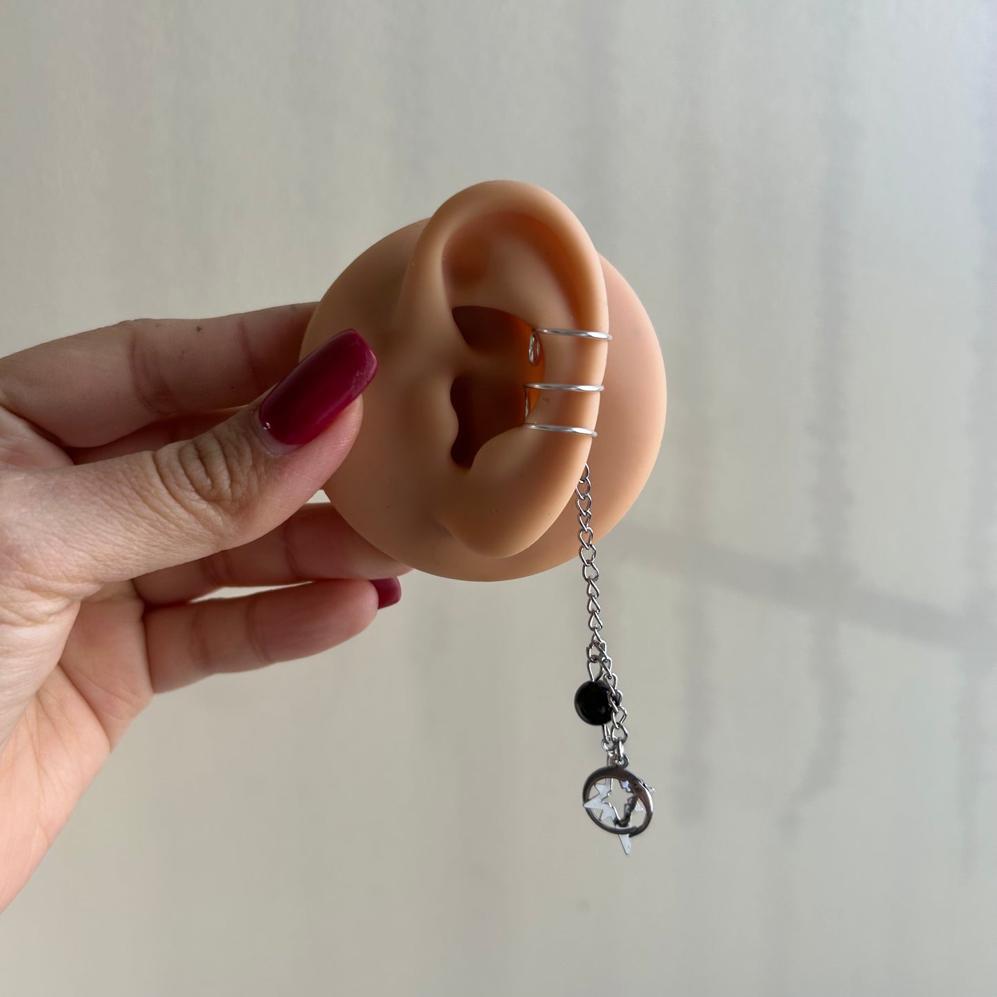 Garnet Star LOOP Earplug Ear Cuffs *LOOPS NOT INCLUDED*