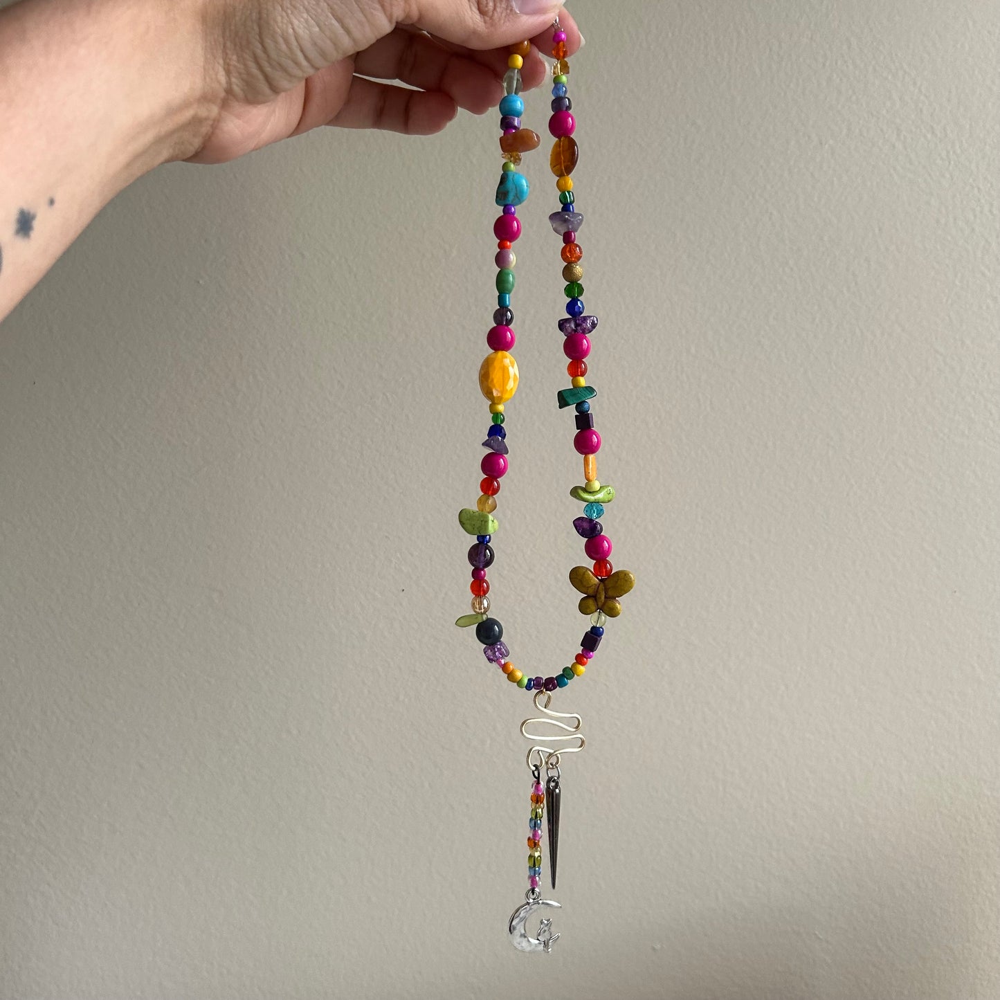 Bead Bucket Necklace | 204