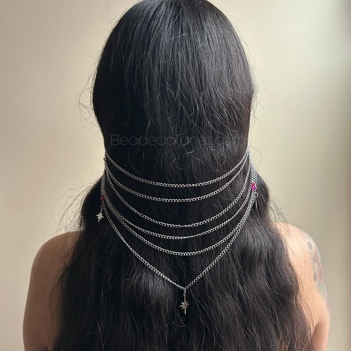 Celestial Sword Veil Ear Cuffs