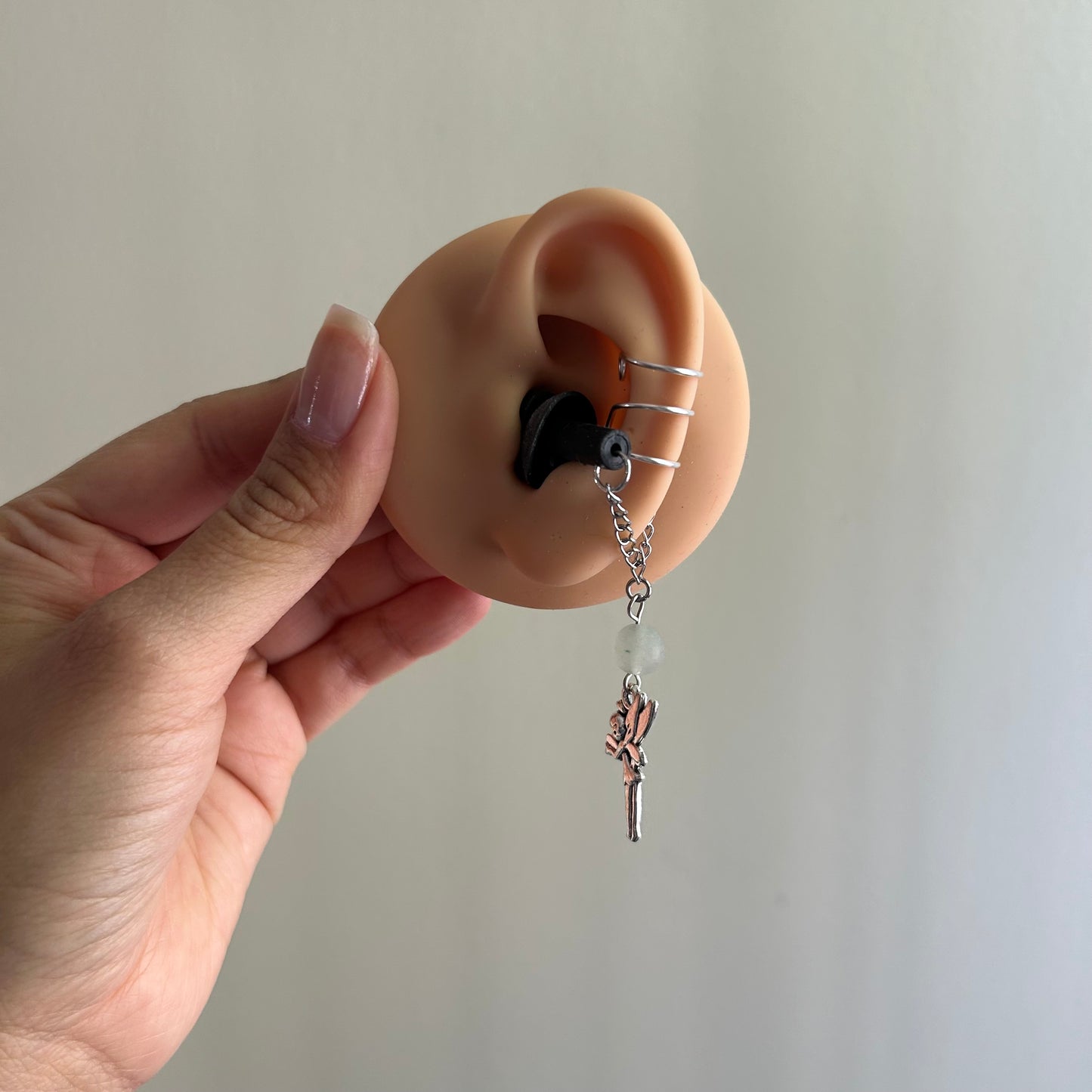 Green Fairy Earplug Ear Cuffs