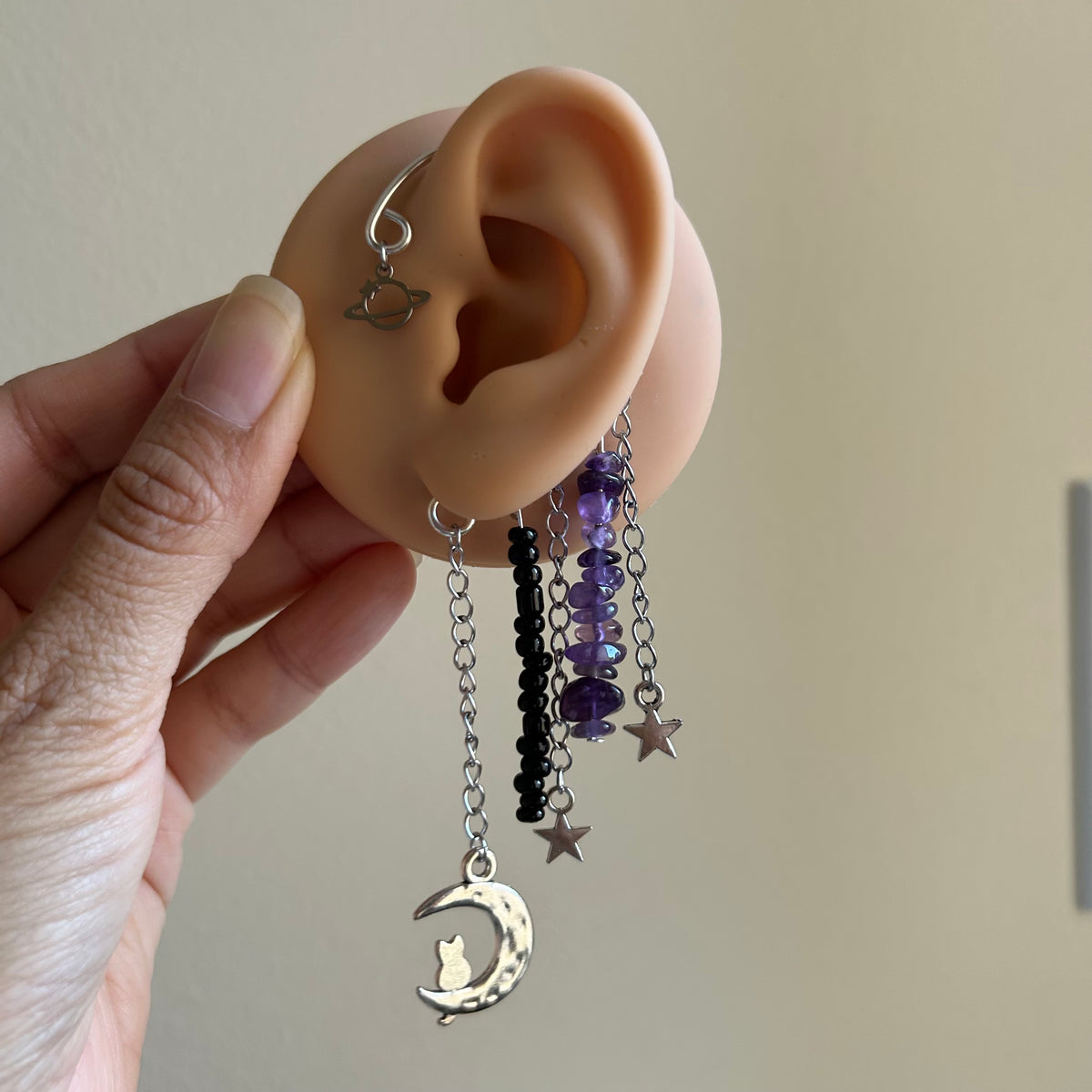 Cats In Space Ear Cuffs