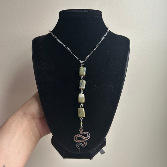Serpentine Snake Necklace