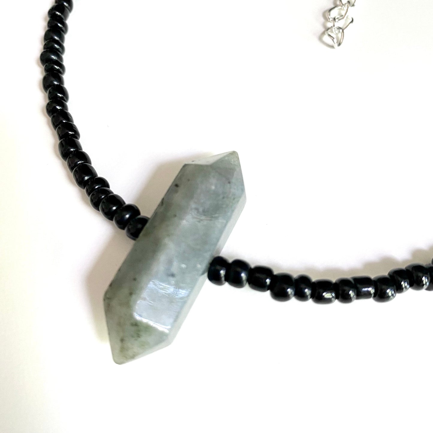 Labradorite Point Beaded Choker