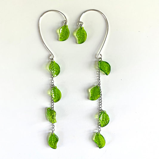 Silver Botanical Babe Ear Cuffs