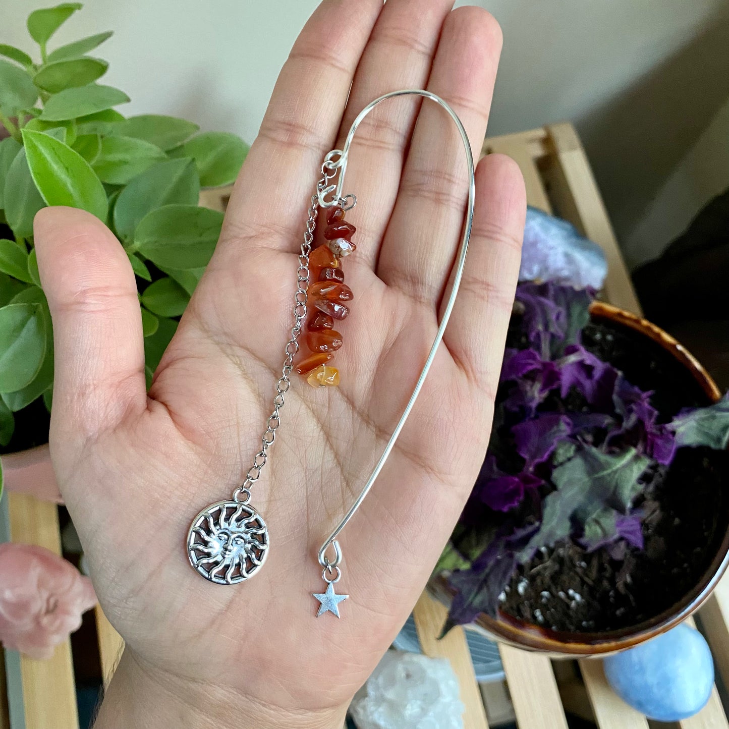 Carnelian Sun Bookmark