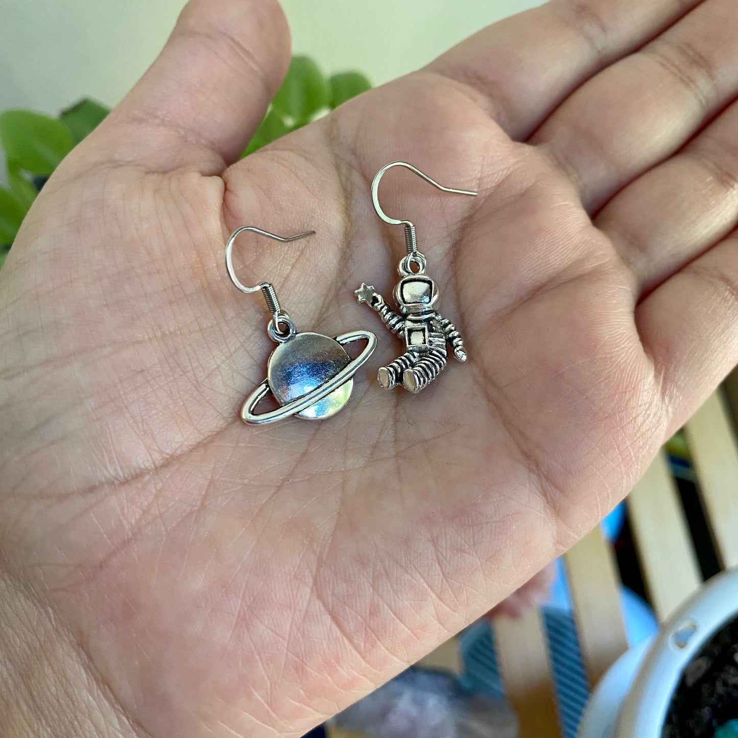 Mismatched Space Explorer Earrings