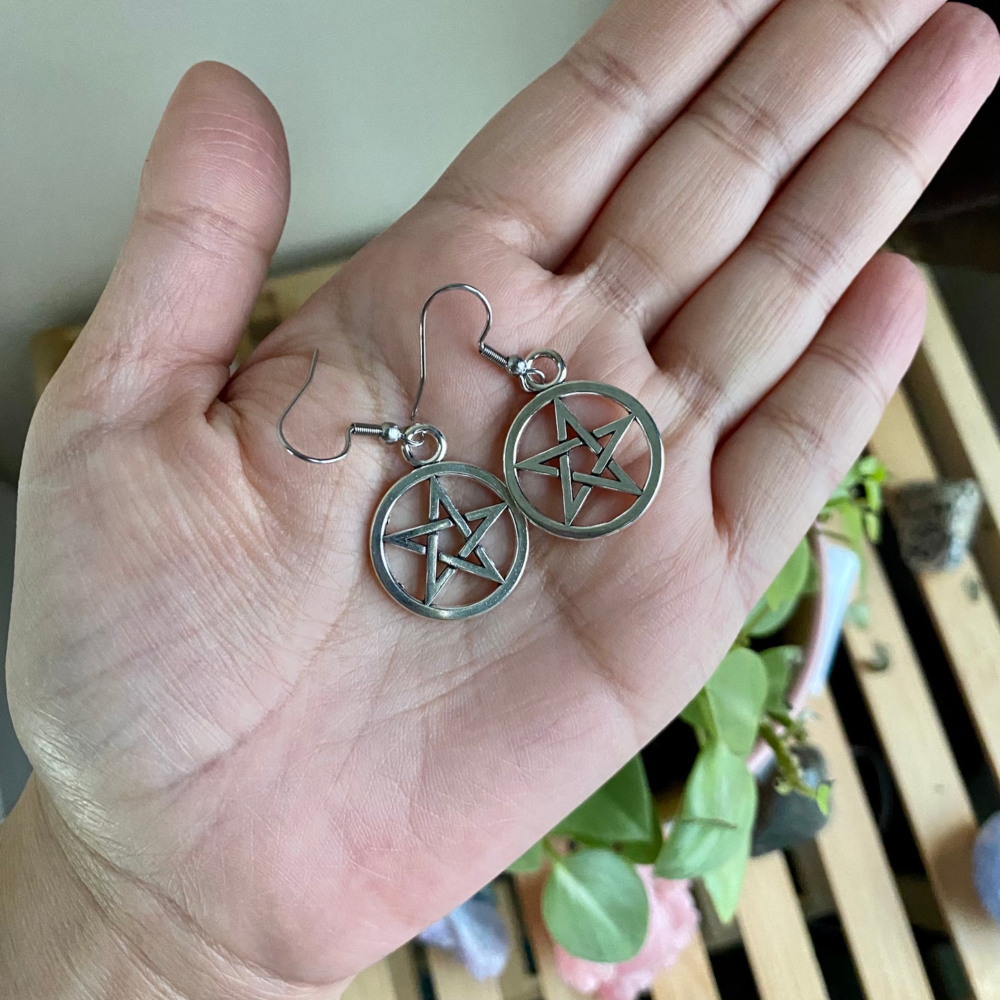 Pentacle Earrings