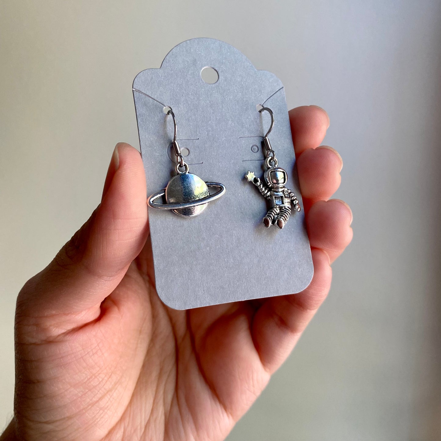 Mismatched Space Explorer Earrings